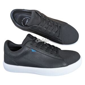 Vessi Soho Womens 10 Black White Low Top Waterproof Vegan Leather Casual Sneaker